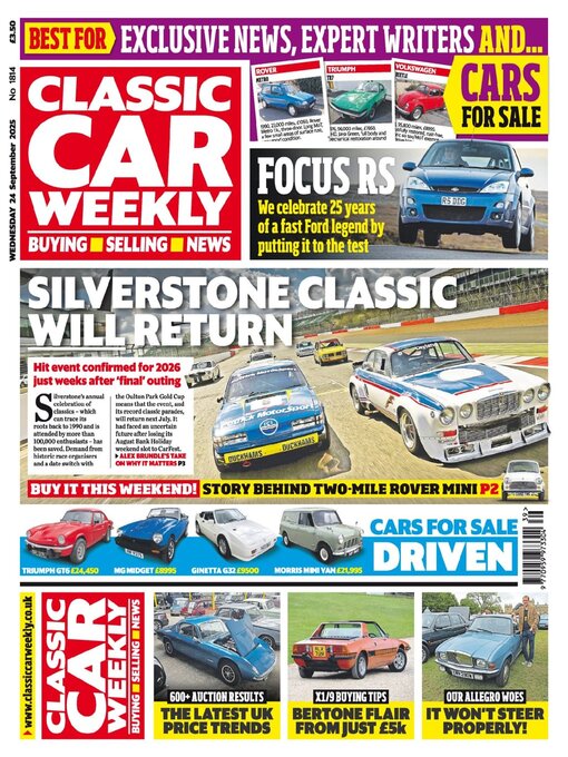 Title details for Classic Car Weekly by H BAUER PUBLISHING LIMITED - Available